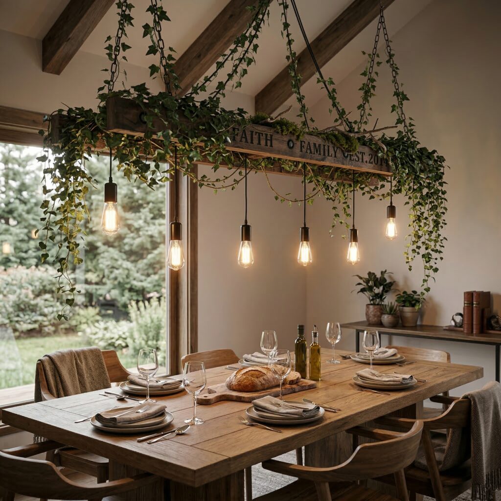 Heirloom Custom Engraved Ladder Chandelier