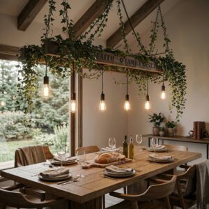 Heirloom Custom Engraved Ladder Chandelier