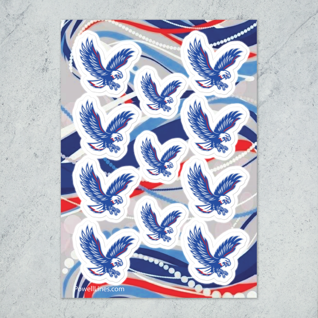 Liberty Benton Flying Eagle Sticker Sheet